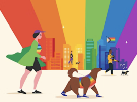Pride Dog Walk Bellevue Downtown Association
